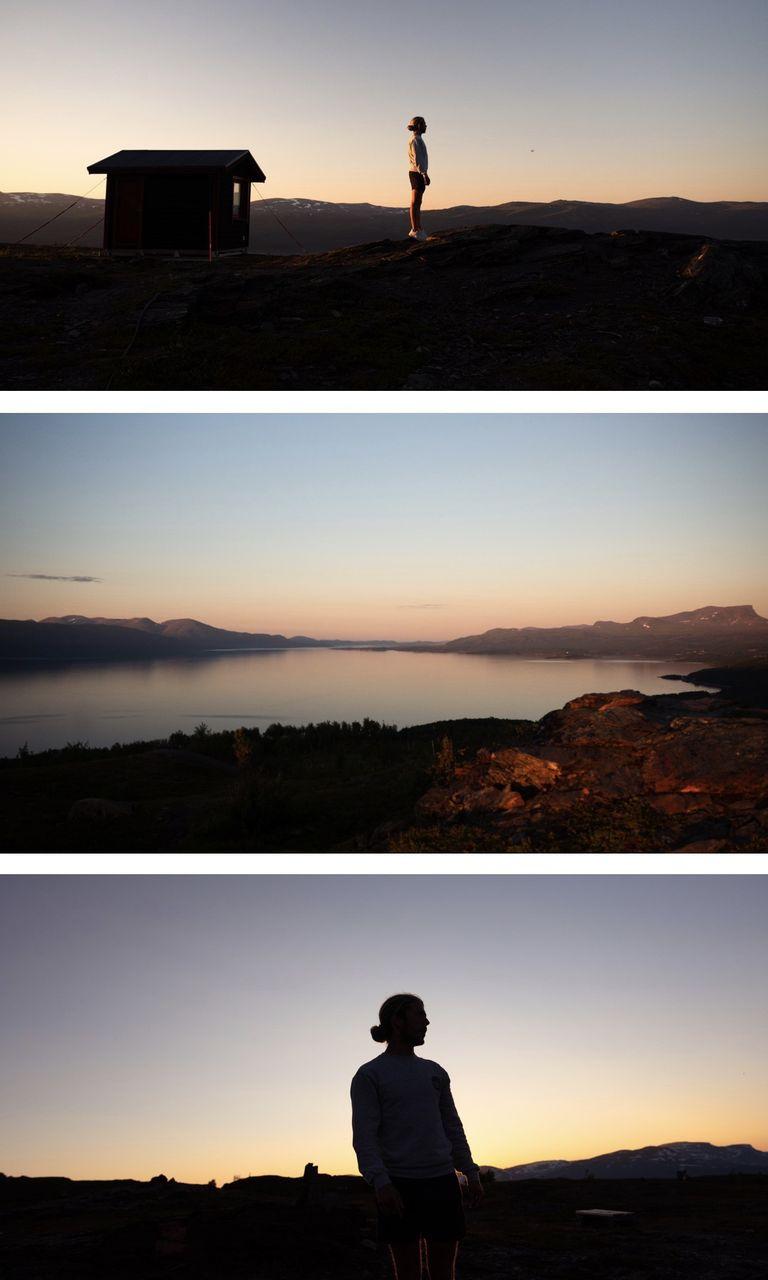 Björkliden - soleil de minuit en Laponie Suèdoise