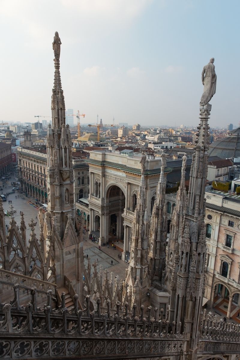 Toit terrasse du dome de Milan - rooftop - lilytoutsourire