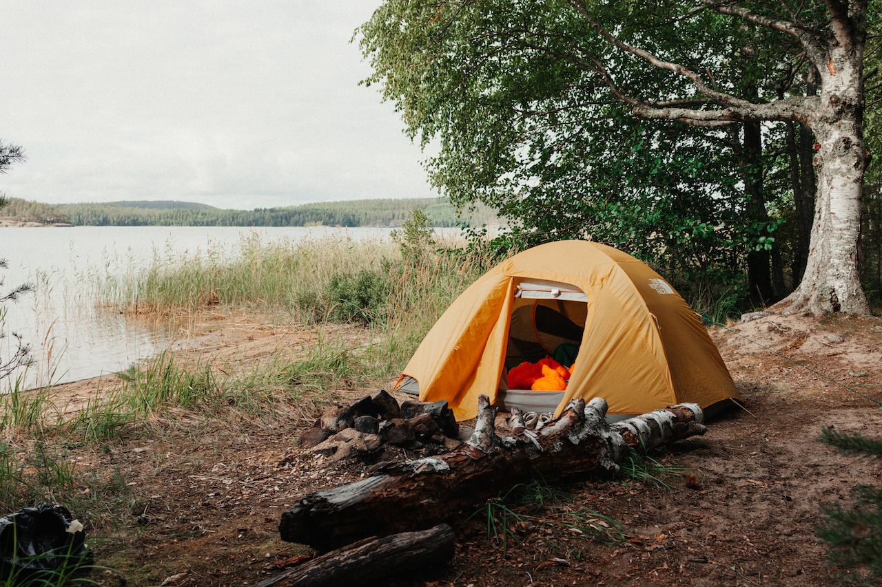 Camping sauvage en Finlande avec un bébé - Lilytoutsourire