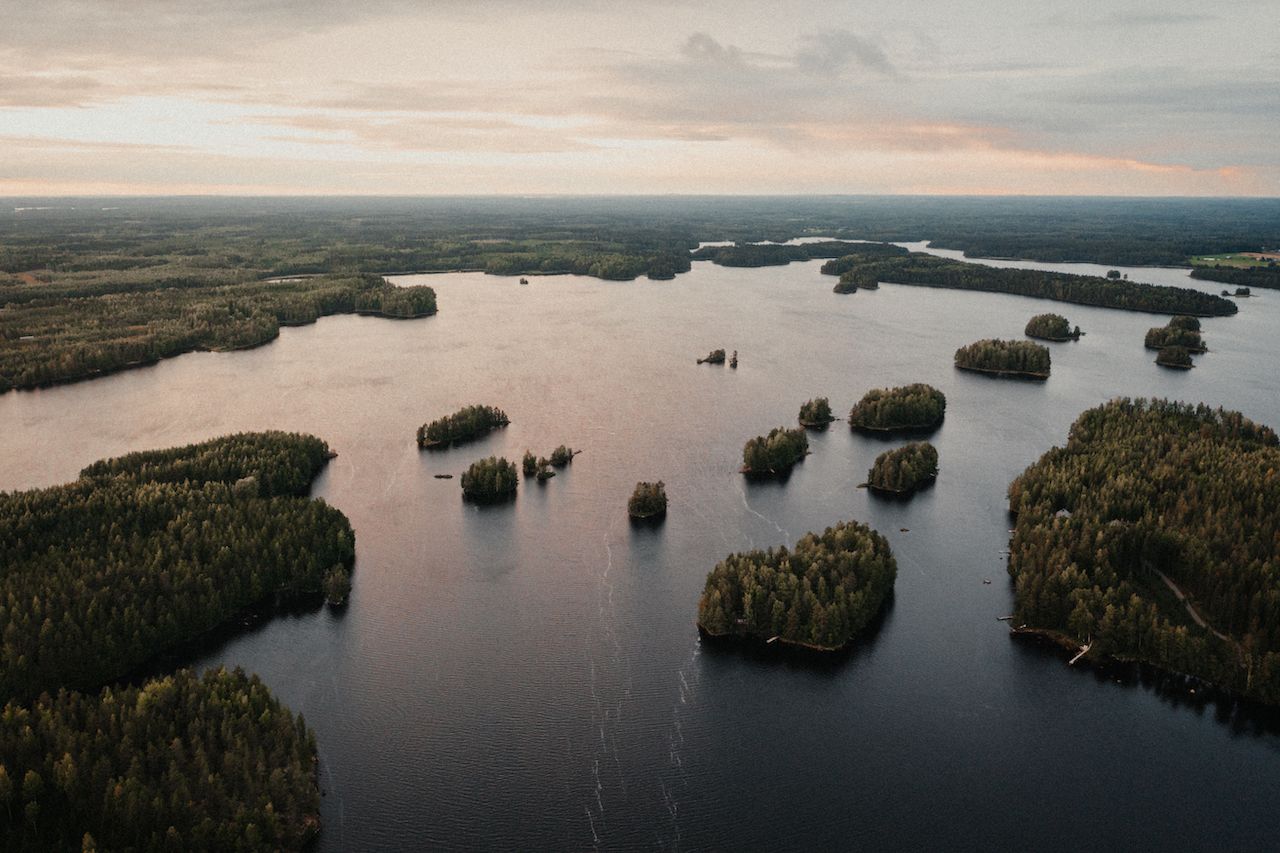Lac SaÏmaa - Finlande drone