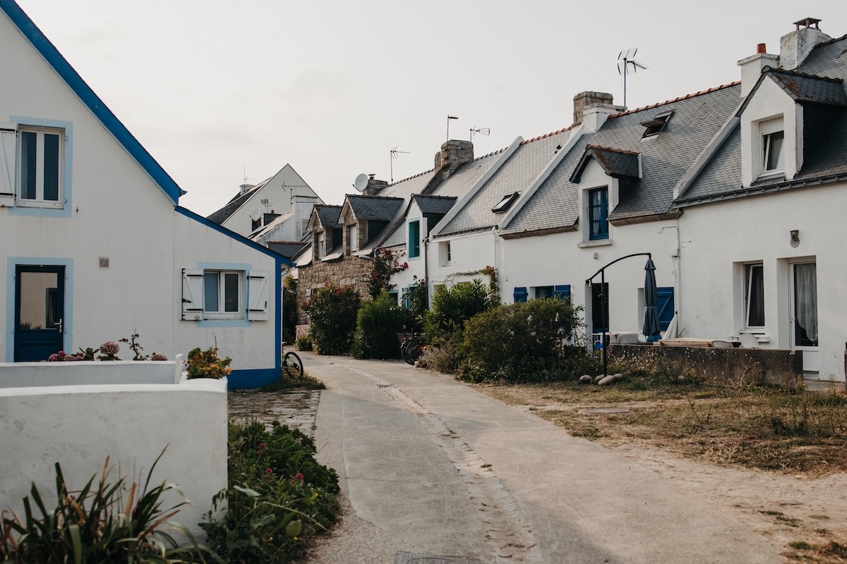 Bourg village Houat - Lilytoutsourire